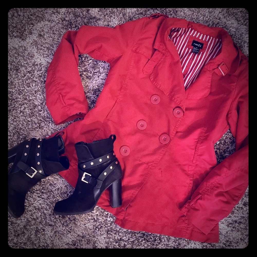 Rue 21 Red Light Jacket